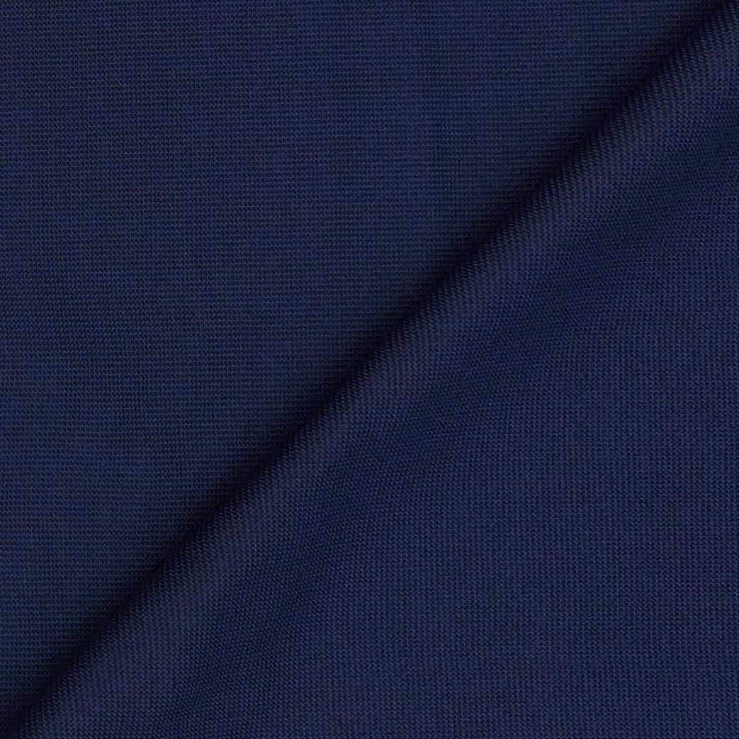 Trouser Fabric Raymond Poly Viscose Texture Colour Indigo Dye Blue